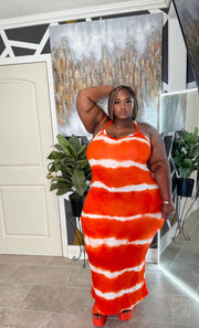 Tye-Dye Maxi Orange Peel