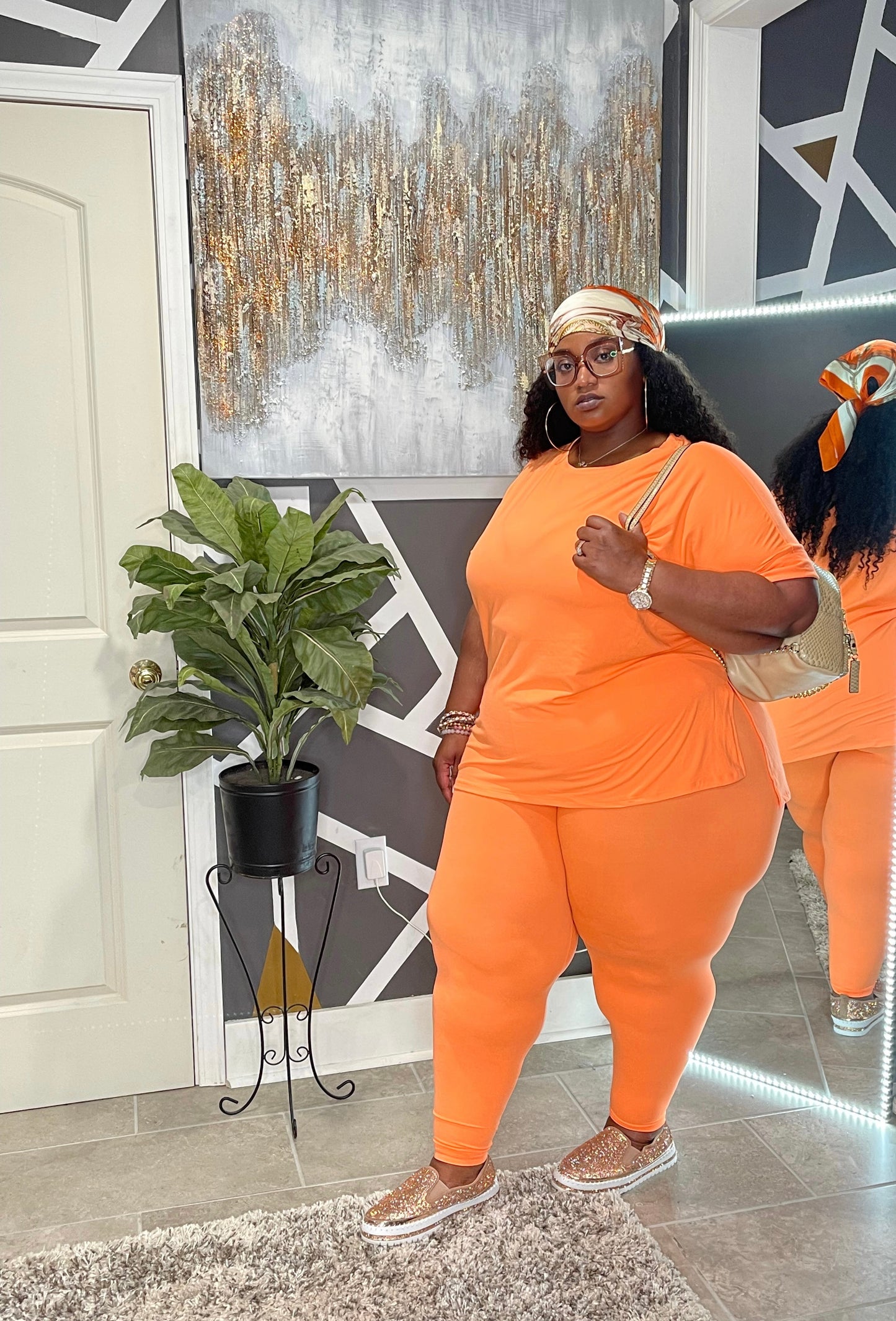 Empress  Neon Orange Set