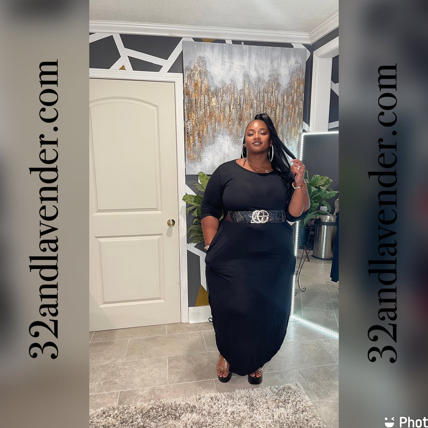 Black Flowerbomb Maxi