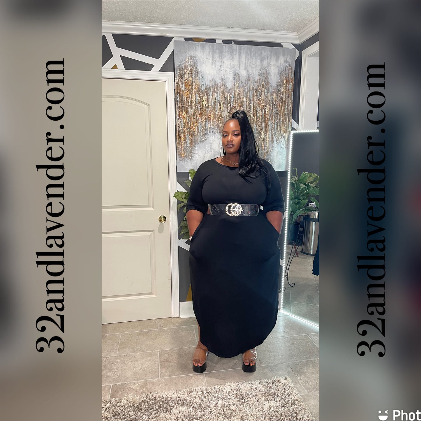 Black Flowerbomb Maxi