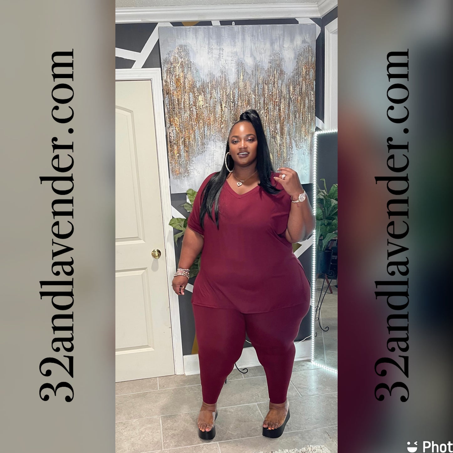 Empress Dark Red Set