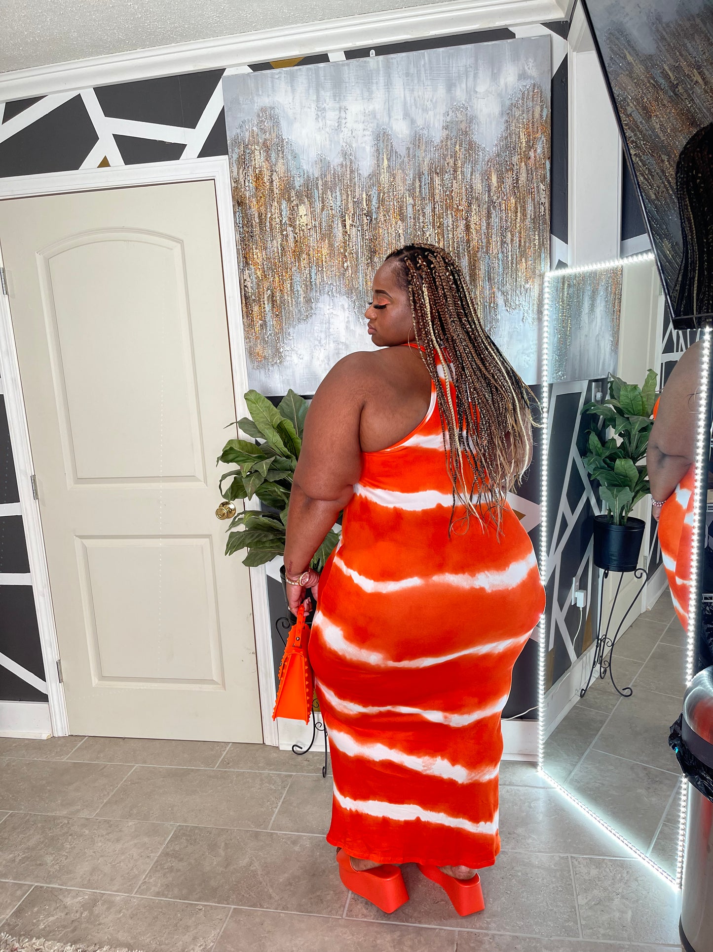 Tye-Dye Maxi Orange Peel