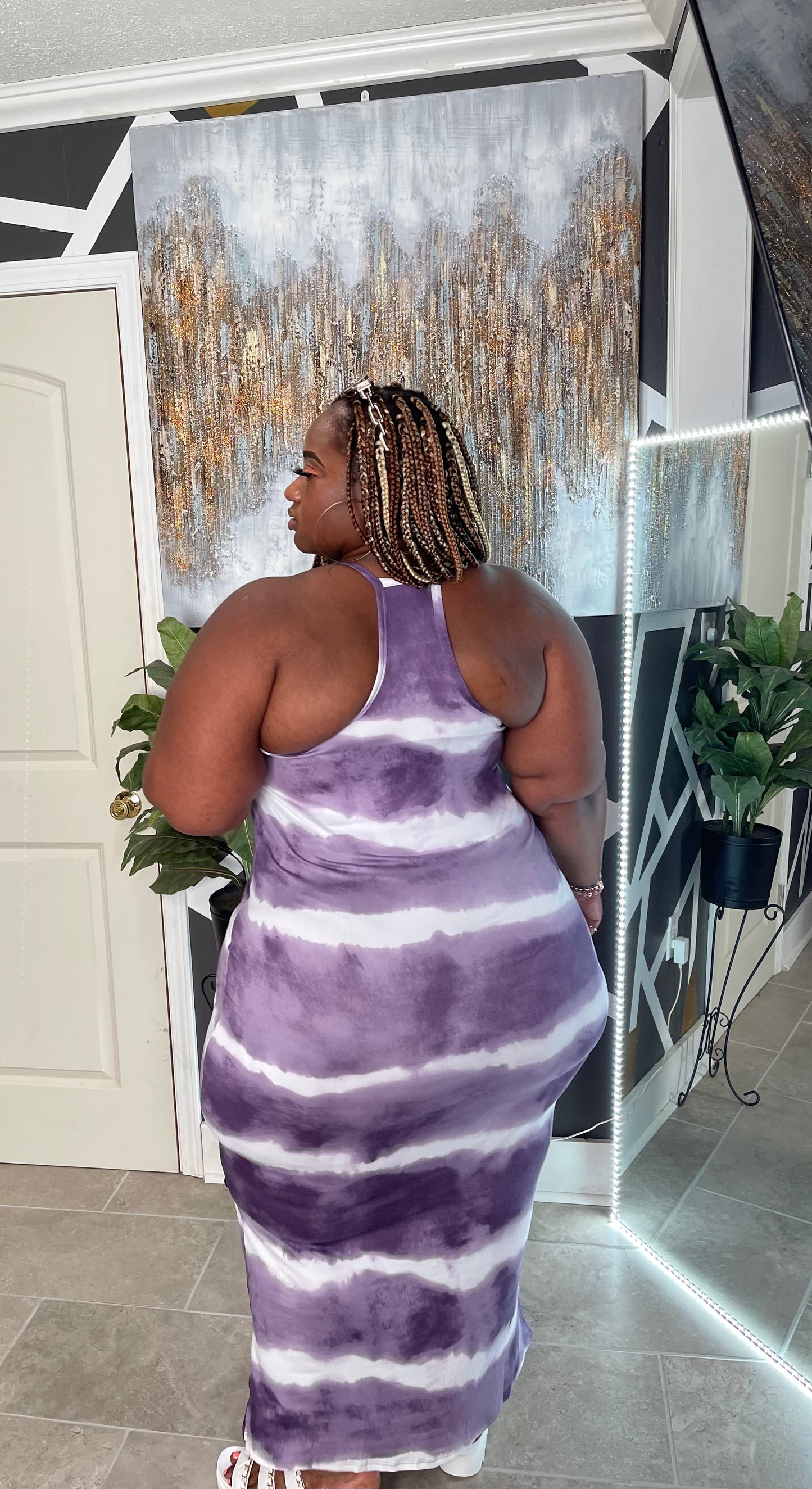 Tye-Dye Maxi Purple