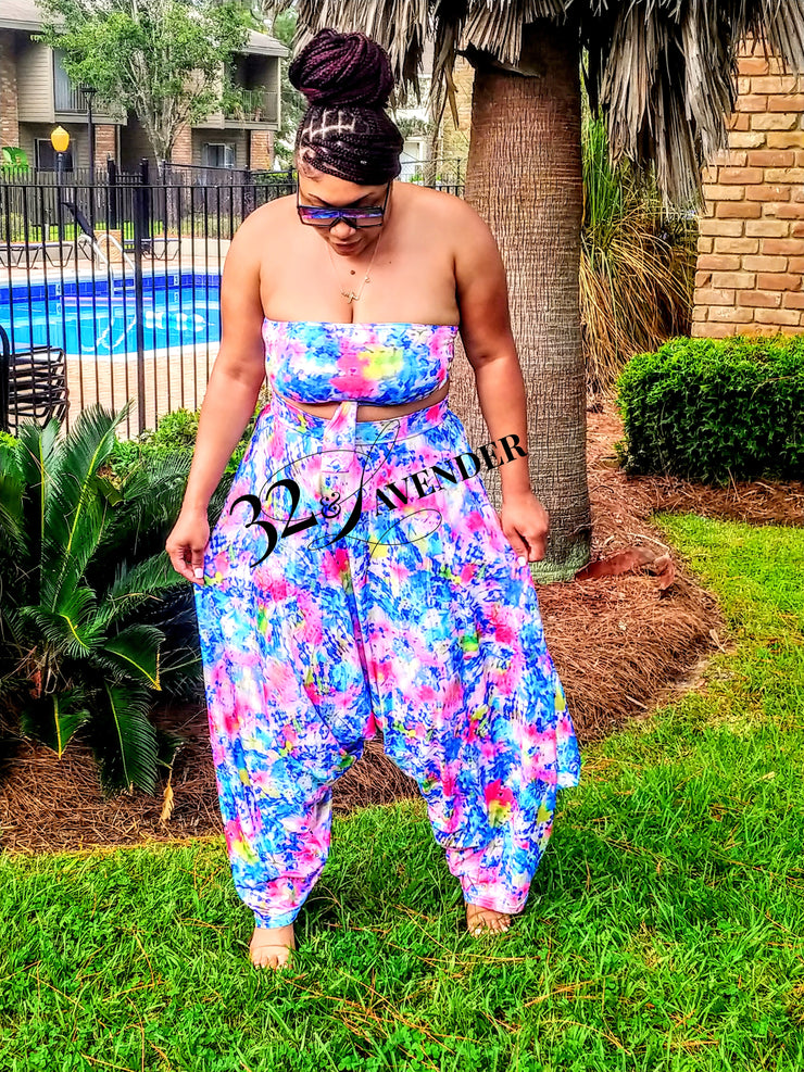 Tropic Fleur Harem Set