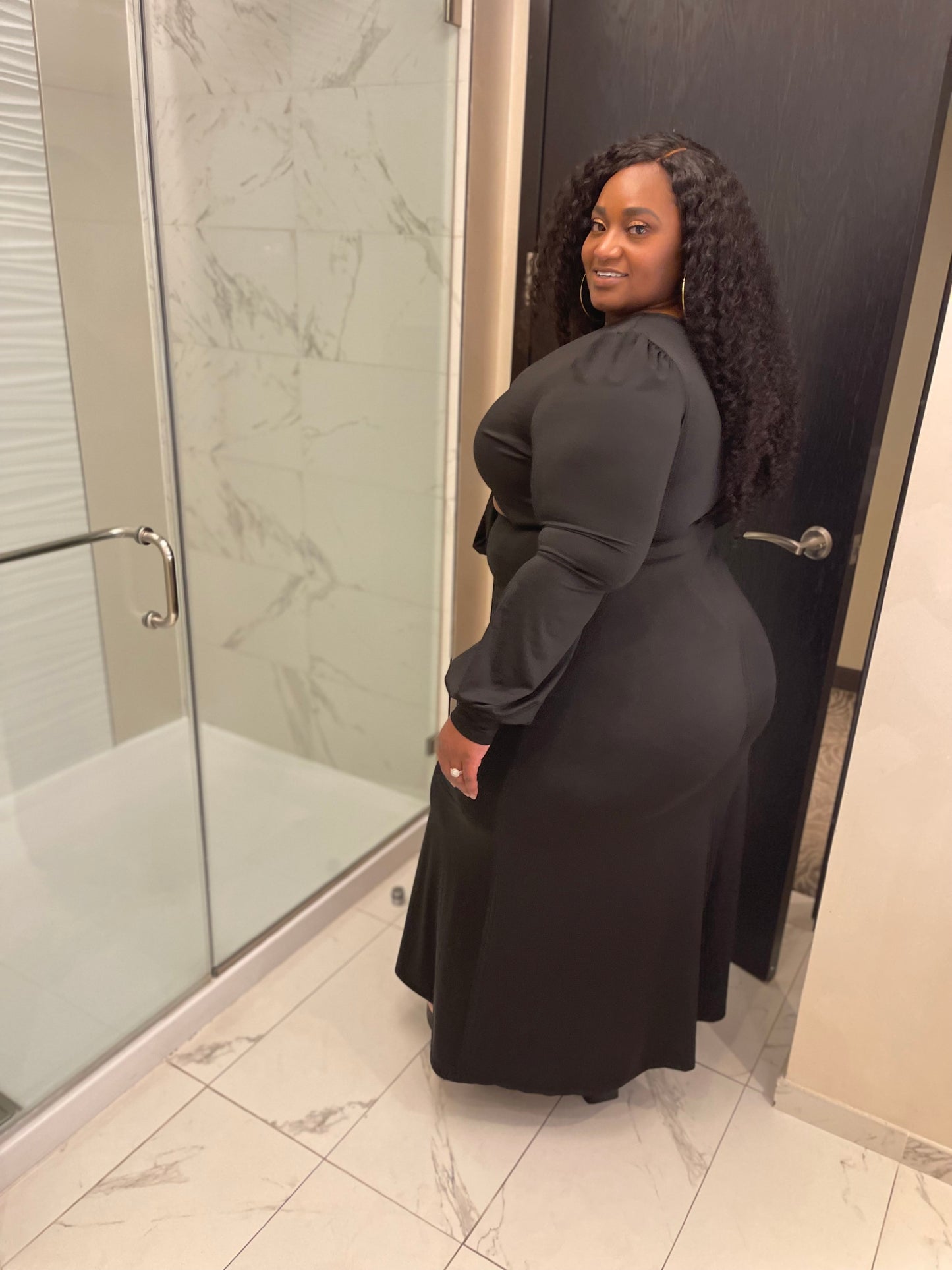 Flaunt It Dress Black