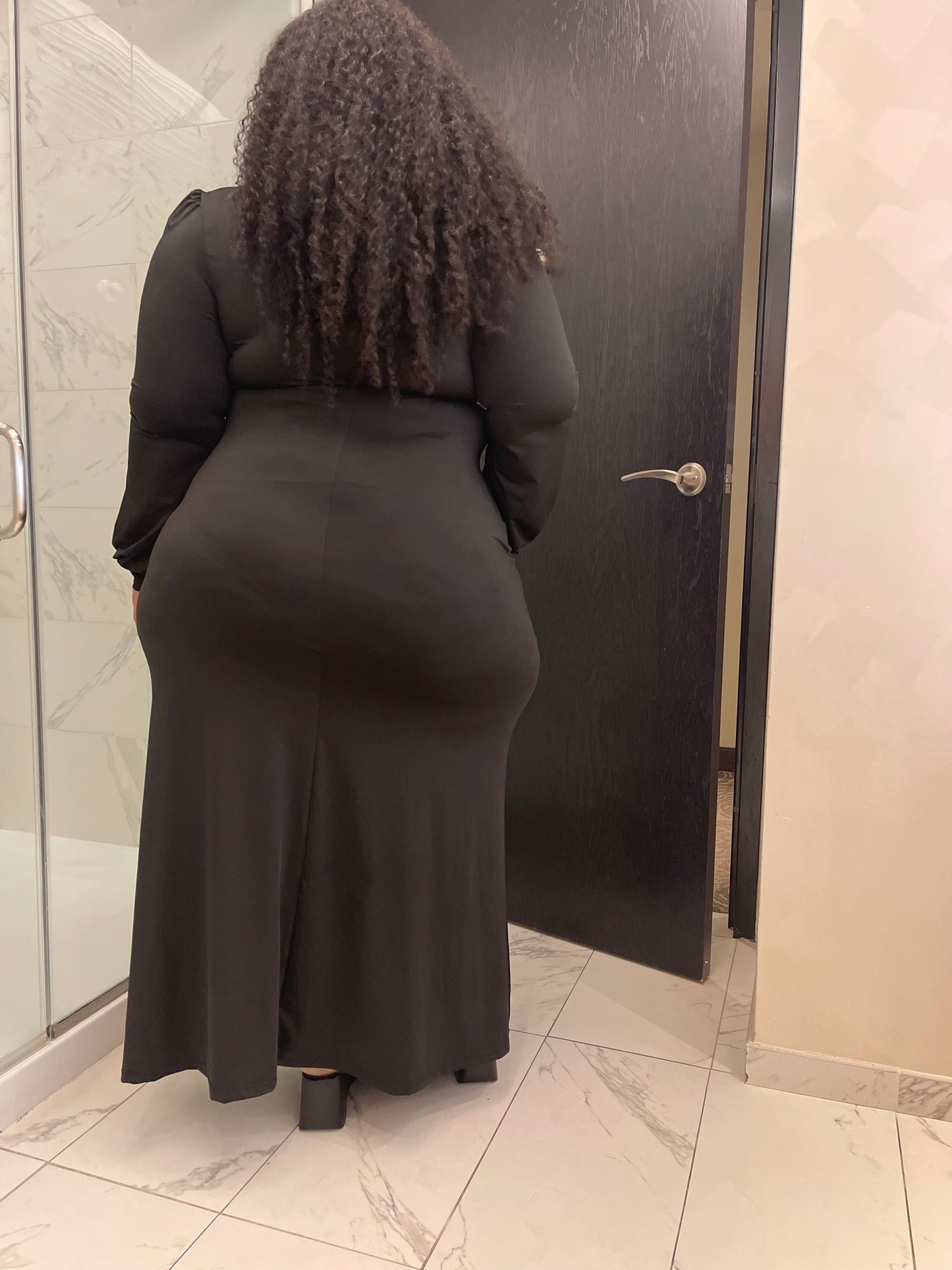 Flaunt It Dress Black