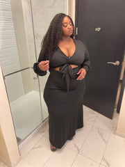 Flaunt It Dress Black