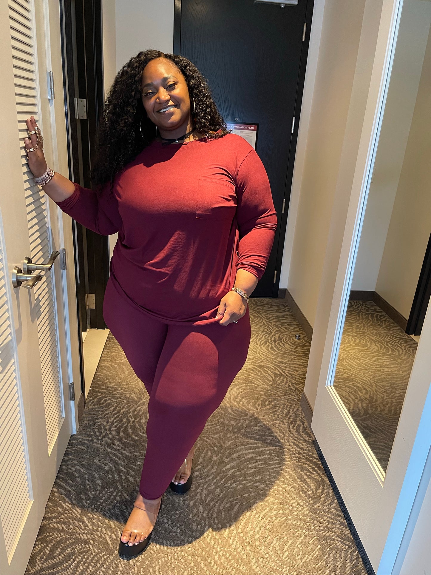 A Love Like This Set Burgundy