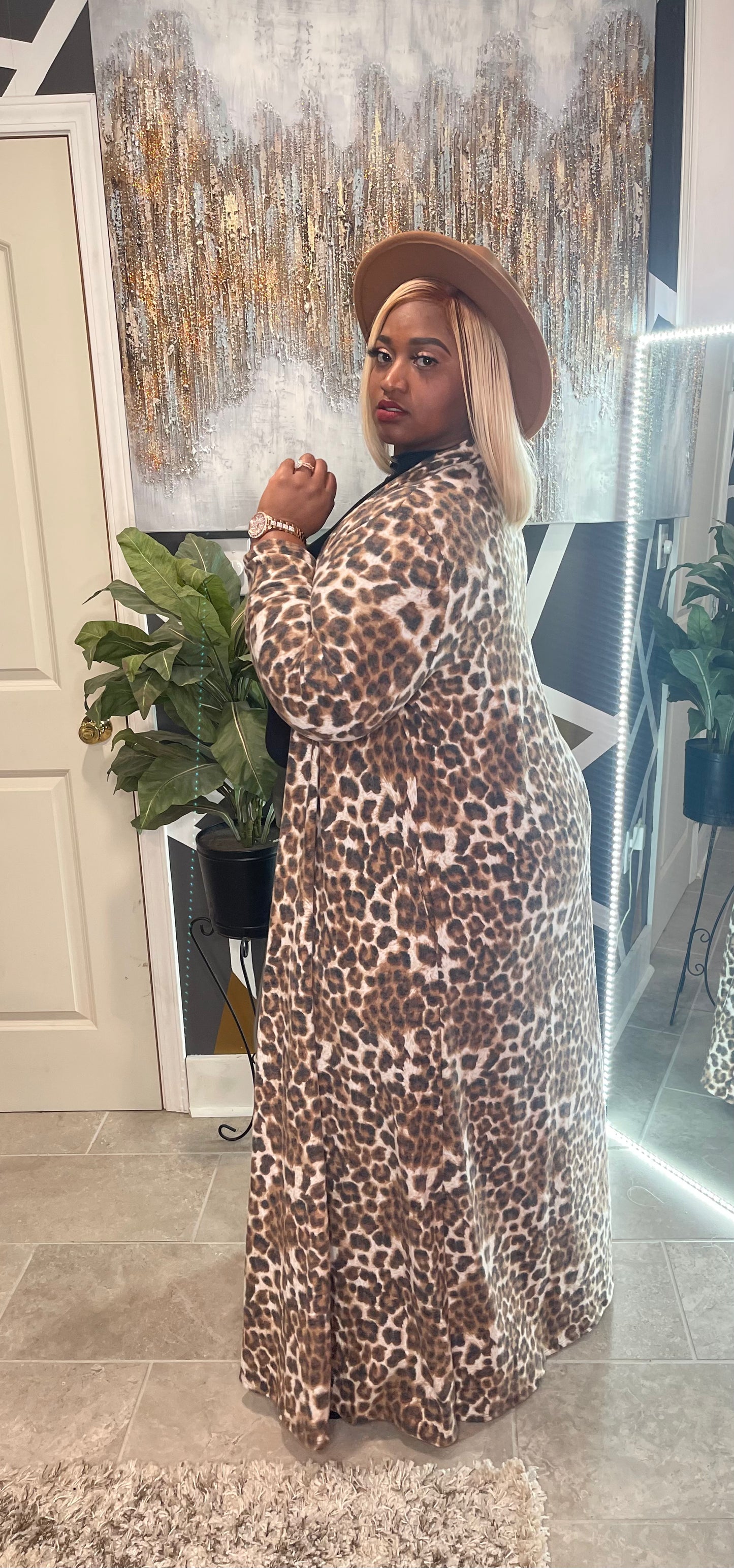 Leopard Glam Duster