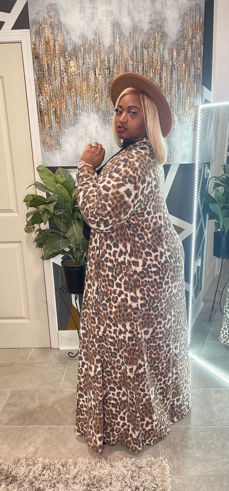 Leopard Glam Duster