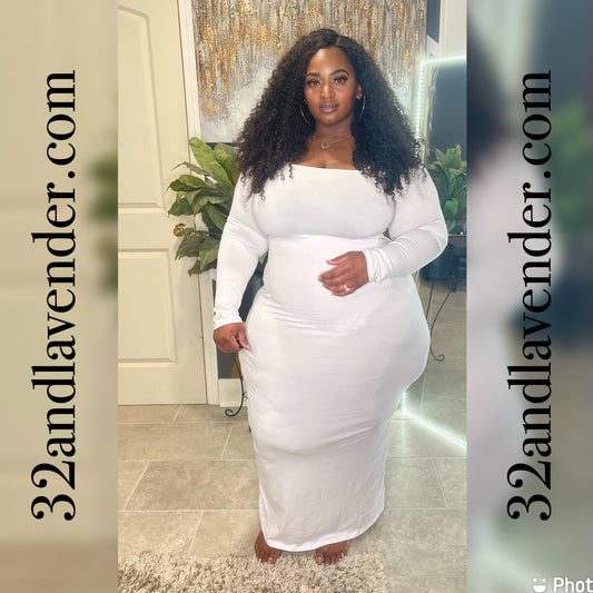 Never Basic Maxi- All White