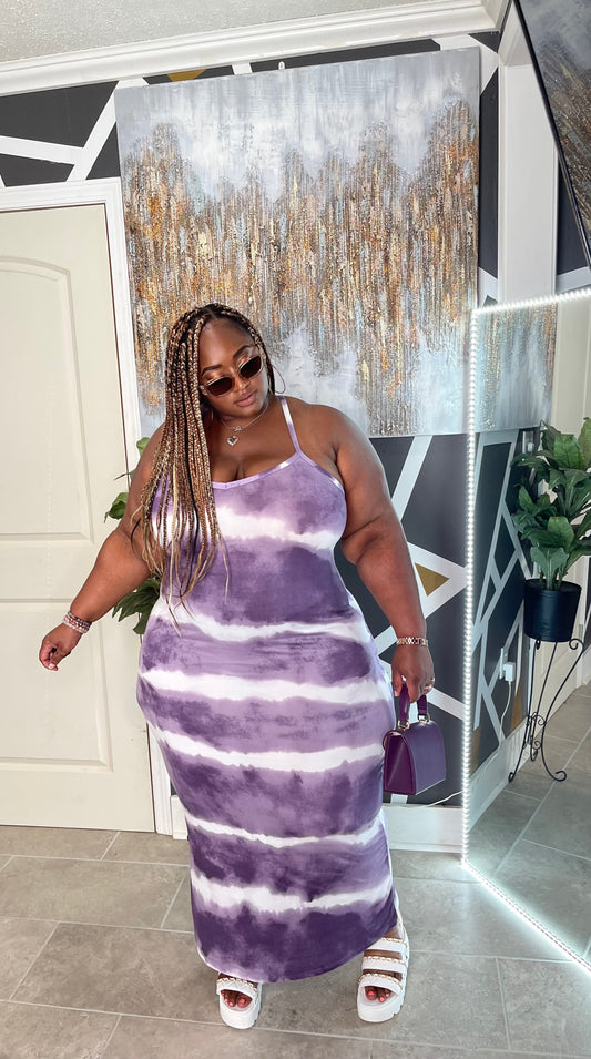 Tye-Dye Maxi Purple